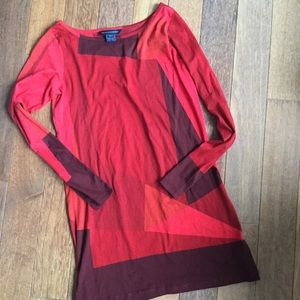 French Connection Red Tunic Sz 6